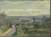 Camille Pissarro Vue de Saint-Ouen-l Aumone painting